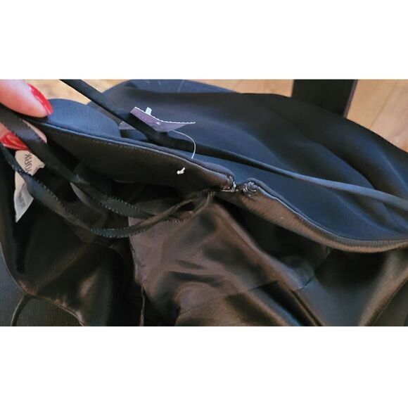Jones New York Black Slip Dress Size 10 - Picture 3 of 8